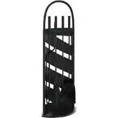 vidaXL Set d’outils de cheminée 5 pcs 23x15x66 cm acier