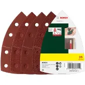 Bosch Powertools Multi-sanders Grit 40-180 25 Units Noir