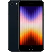 Apple iPhone SE (3rd Gen) (256 Go, Minuit, 4.70", SIM + eSIM, 5G), Téléphone portable, Noir