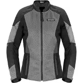 Spidi Veste textile moto Super Net pour femme, gris, XL