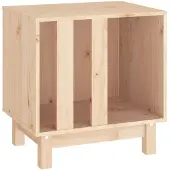 vidaXL Niche pour chien 50x40x52 cm pin massif