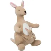 Atmosphera for Kids Kangourou en peluche XL, 63 cm