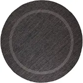 Ayyildiz Hali Ayyildiz | Tapis d'extérieur Relax - 120 cm - Noir - Élégant et résistant aux intempéries