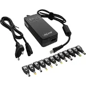 InLine 26618S Universal - Adaptateur secteur - CA 100-240 V - 90 Watt - Prises de sortie : 2 - noir (26618S)