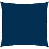 vidaXL Voile de parasol Tissu Oxford carré 7x7 m Bleu