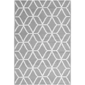 vidaXL Tapis d'extérieur ARAKIL Gris 140x200 cm PP