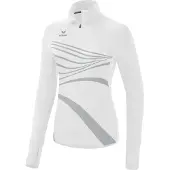 Erima Racing Half Zip Long Sleeve T-shirt Blanc 44 Femme