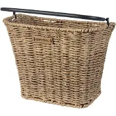 Basil Vorderrrad-Korb Bremen Rattanlook 27x36x29cm, seagrass, natur