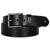 Vanucci VXA-7 Ceinture en cuir, noir Noir 120CM unisex