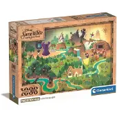 Clementoni CLE puzzle 1000 Compact StoryMaps Śnieżka 39814