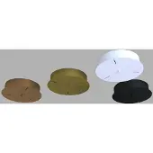 Martinelli Luce Lunaop Rosace de Plafond - 1 Lunaop Ø 50 ou Ø 80