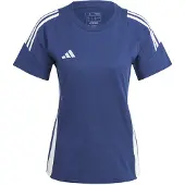 Adidas Tiro24 Sweat Short Sleeve T-shirt Bleu L / Regular Femme