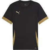 Puma Teamgoal Matchday Jersey Short Sleeve Kids - Black / Gold