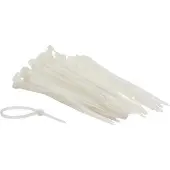 Perel Colliers rapides en nylon blanc x100 100 x 2,5 mm