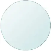 vidaXL Dessus de table ronde en verre trempé 300 mm