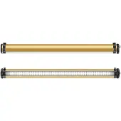 Sammode Brueghel Lampe suspendue L 100 cm | Coal | Brass