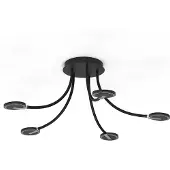 Steinhauer Plafonnier 5 lumières Turound avec LED