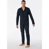Schiesser Pyjama Schiesser Homme 180272 Nightblue-Taille 54