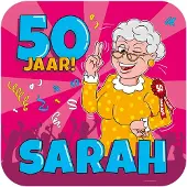 Paper Dreams -Tributschild – Sarah-Cartoon