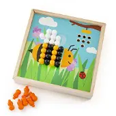 Bigjigs Jardin de mosaïques en bois