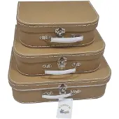 Playwood Set de valises Playwood Cardboard Brown, 3pcs.