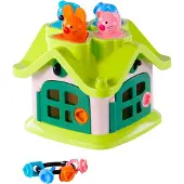 Cavallino Safari Trieur de formes avec clés, 6 pcs.