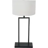 Steinhauer Lampe de table 55cm Stang avec capuchon blanc