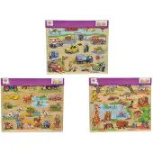 Eichhorn Puzzle à bulles Houten Mega (22 pièces)
