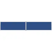 vidaXL Store latéral extensible bleu 180x1000 cm