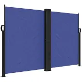 vidaXL Store latéral extensible bleu 160x1200 cm