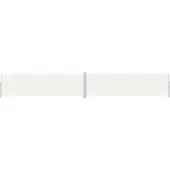 vidaXL Marquise latérale extensible Crème 180x1200 cm
