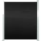 vidaXL Marquise latérale 160x300 cm Noir