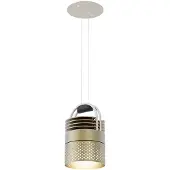 Sammode AIRMOD Lampe suspendue encastrée Perforated Aluminium | Champagne