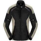Spidi Veste de moto Tek Net pour femme, noir/olive, L