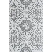 vidaXL Tapis d'extérieur ARAKIL Gris clair 190x290 cm PP