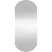 vidaXL Miroir mural 35x80 cm Verre Ovale