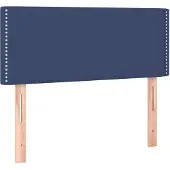 vidaXL Tête de lit Bleu 80x5x78/88 cm Tissu