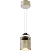 Sammode AIRMOD Mono Lampe suspendue Champagne | Perforated Aluminium