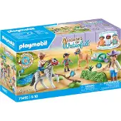 Playmobil Pony Tournament Construction Game Multicolore Enfants