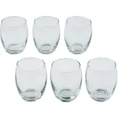 24.Se Lot de 6 verres à boire (350 ml), Verres, Transparent
