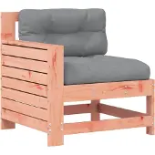 vidaXL Canapé de jardin avec accoudoirs et coussins en bois massif de douglas