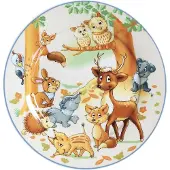 Ritzenhoff & Breker 6x Assiette à déjeuner Animaux de la forêt, Assiettes, Multicolore
