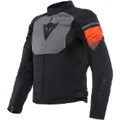 Dainese Air Fast VesteTextile Noir/Gris/Rouge néon 48 hommes