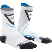 Dainese Dry Mid, chaussettes ,Blanc/Gris/Bleu ,36-38 EU