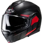 HJC i100 Beis MC1SF Casque Modulable Mat/Noir/Rouge S unisex