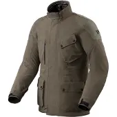 REV'IT! Revit Denver H2O Veste textile pour moto, kaki foncé, S