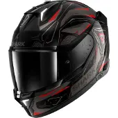 Shark Casque Skwal i3 Linik, noir/gris/rouge, M (57/58)