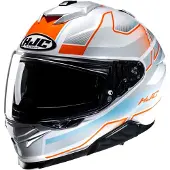 HJC i71 Iorix MC27 Casque Intégral Bleu/Orange L unisex