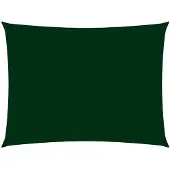 vidaXL Voile de parasol tissu oxford rectangulaire 2x4,5 m vert foncé