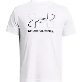 Under Armour T-Shirt fonctionnel 'Foundation' opal / noir / blanc